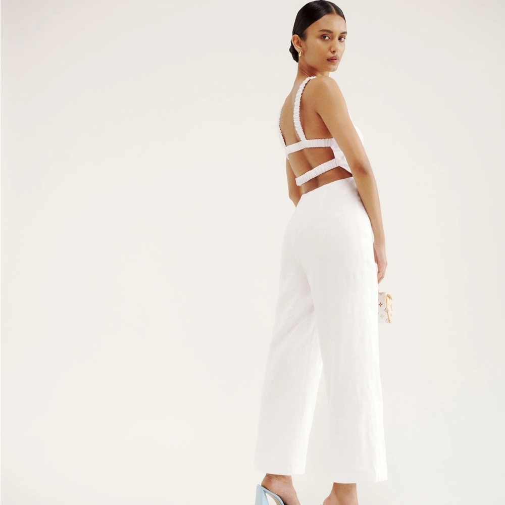 Reformation Harlow Linen Jumpsuit